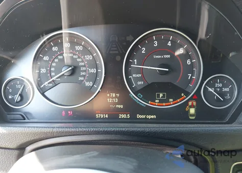 2013 BMW 328I z USA, uszkodzony, nr VIN WBA3C1C57DF437253